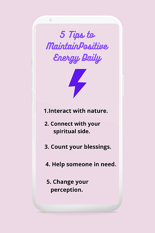 phone tips positive energy